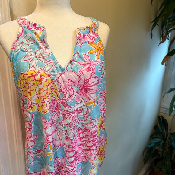 Lilly Pulitzer Ayre Tank Top XL- EUC - Picture 2 of 3